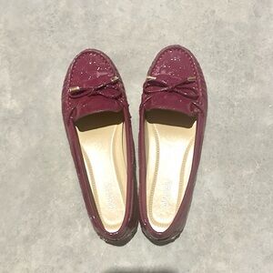 New Michael Kors Women's Deep Burgundy Flats